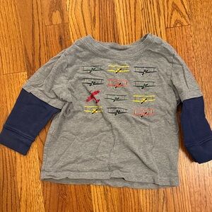 Hanna Andersson Airplane Long Sleeve Tee